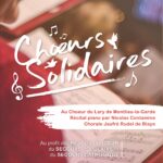 Affiche Choeurs Solidaires 2024