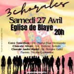 Affiche Concert 27 Avril original A5
